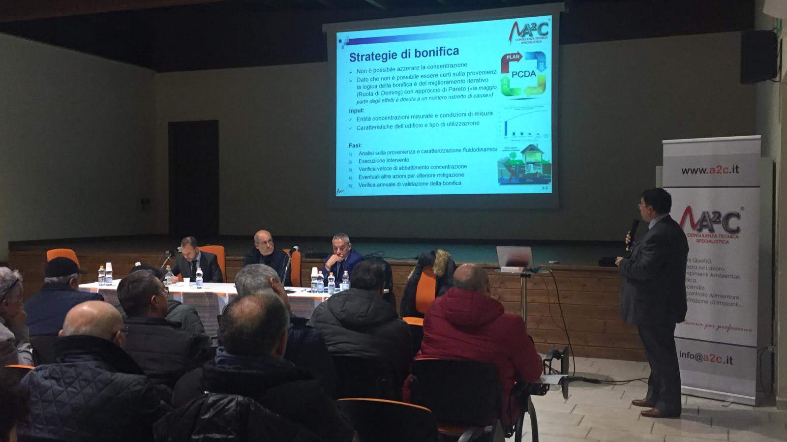 Seminario pubblico sul gas Radon, Atena Lucana 2019
