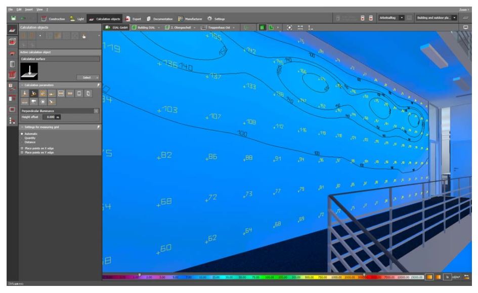 Software Dialux per progettazione illuminotecnica