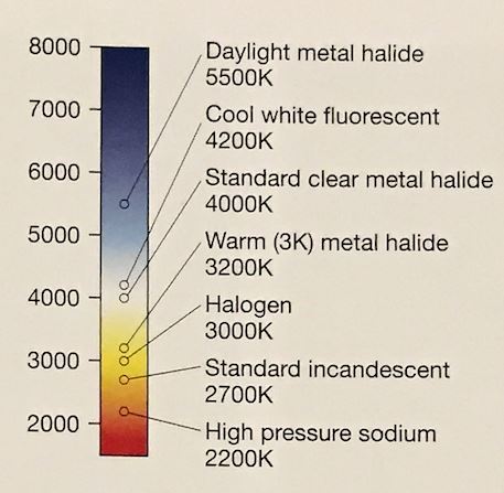 Scala della temperatura di colore