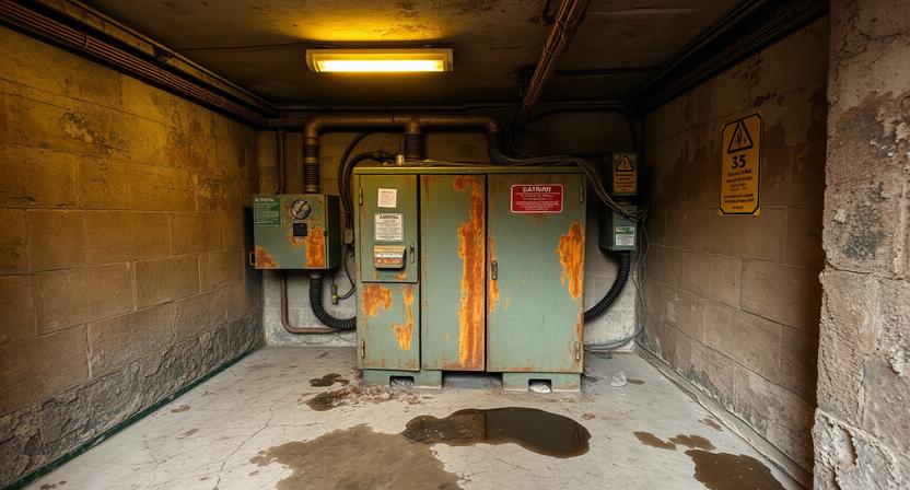 Campo magnetico cabina di trasformazione