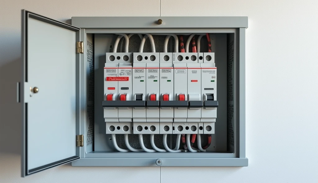 Quadro elettrico residenziale con interruttori differenziali e magnetotermici &ndash; impianto conforme al D.M. 37/08