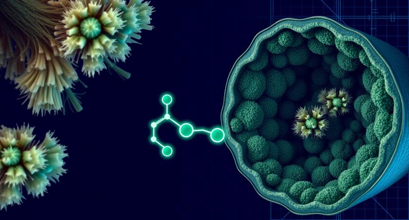 La muffa con diverse sfumature di colore: Aspergillus versicolor