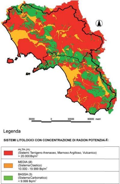 Banca Dati Misurazioni Radon Regione Campania Radon Rn 222
