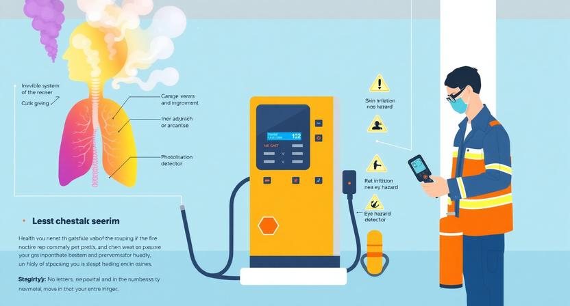 Il contatto con la benzina
